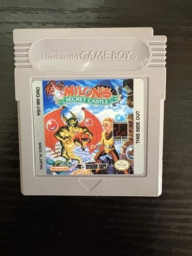Milon’s Secret Castle Gameboy Game Tested Nintendo Gb