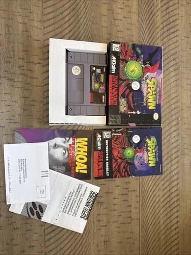 Todd McFarlane's Spawn: The Video Game SNES, 1995 CIB. Tested
