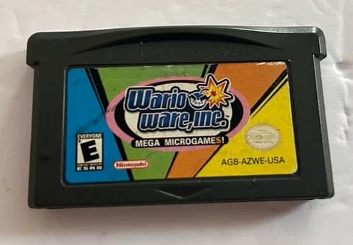 Wario Ware, Inc Mega Microgames for Nintendo Gameboy Advance Not Tested