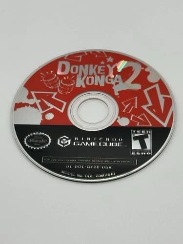 Donkey Konga 2 (Nintendo GameCube, 2005) DIsc Only Cleaned Tested
