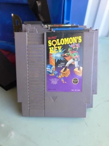 Tecmo Solomon's Key Nintendo NES Game Cartridge NTSC-U/C US/Canada