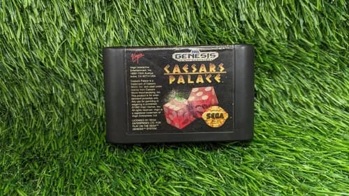 Caesars Palace (Sega Genesis) Authentic Cartridge Only Tested Working