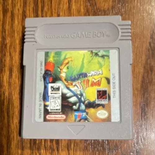 Playmates Earthworm Jim Nintendo Game Boy Game Cartridge Only KA NTSC-U/C