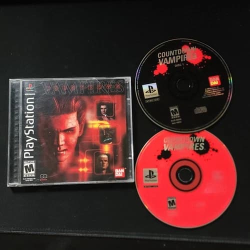 Countdown Vampires (Sony PlayStation 1 PS1, 2000) PS1 CIB COMPLETE