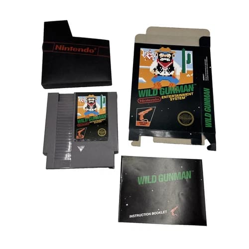 WILD GUNMAN - Nintendo nes - Complete in box CIB - (not tested)