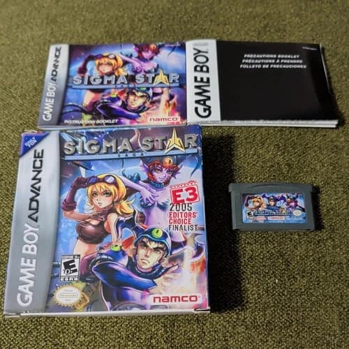 Sigma Star Saga Nintendo Game Boy Advance GBA Complete in Box CIB With DS Case