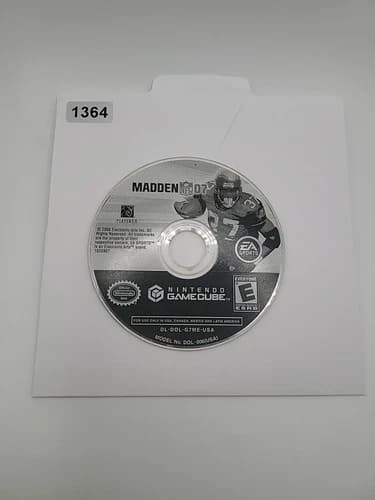 Madden NFL 07 - Gamecube DISC ONLY NO Usps TRACKING