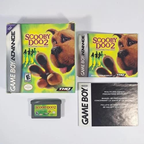 Scooby-Doo 2 Monsters Unleashed Gameboy Advance GBA Complete in Box CIB - Tested