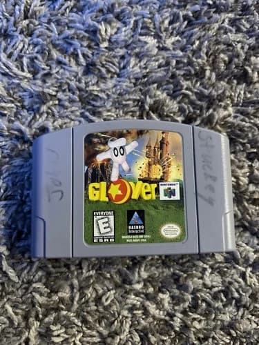 Glover ❤️ Nintendo 64 N64 🧤 TESTED 🏰 CARTRIDGE ONLY ❤️