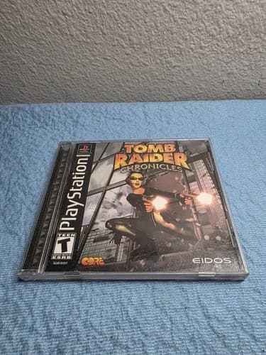 Tomb Raider Chronicles (PlayStation 1, PS1 2000) Complete CIB - Tested