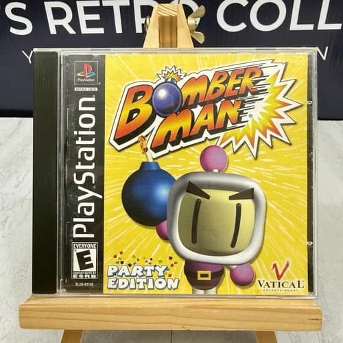 Bomberman Party Edition Playstation PS1 PREOWNED COMPLETE CIB