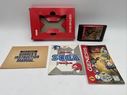 Earthworm Jim 2 - Sega Genesis Tested Missing Outer Box Clean Manual And Cart
