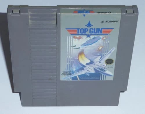 Top Gun (Nintendo NES Authentic Game) Cleaned Tested Working