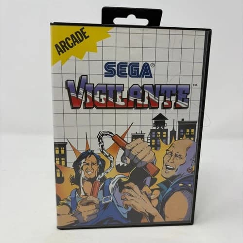 Vigilante (Sega Master System SMS, 1988) CIB Complete in Box Authentic