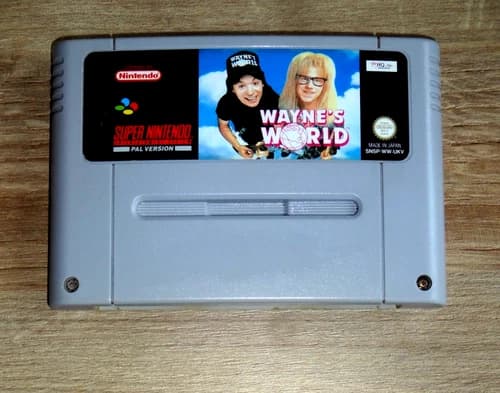 WAYNE'S WORLD - SNES - SUPER NINTENDO - GAME ONLY