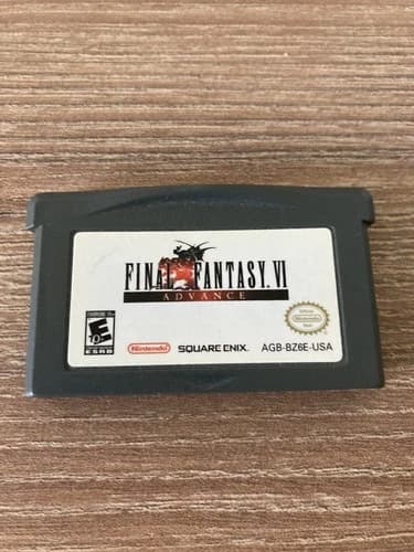 Final Fantasy VI Advance Nintendo Game Boy Advance 2007 Authentic NA Cartridge