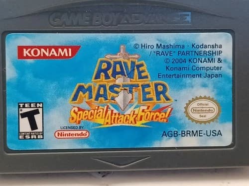 Nintendo GameBoy Advance RAVE MASTER SPECIAL ATTACK FORCE Cartridge Only