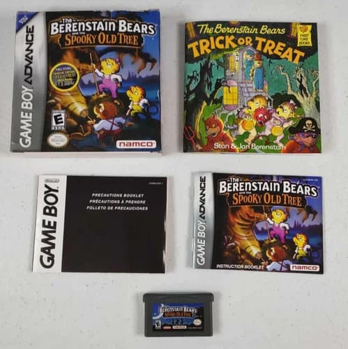 Berenstain Bears and the Spooky Old Tree Nintendo Game Boy Advance GBA Complete