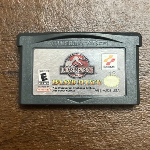Jurassic Park III: Island Attack (Nintendo Game Boy Advance, 2001) Tested
