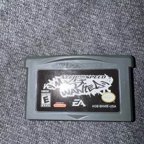 2005 Nintendo Need for Speed/Most Wanted for Game Boy Advance GBA