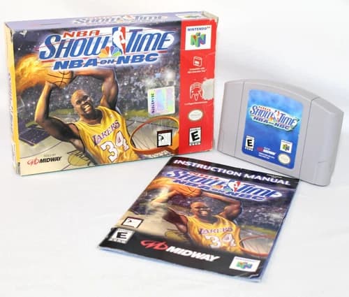 NBA Show Time: NBA on NBC N64 Nintendo 64 Complete CIB! Good Condition!
