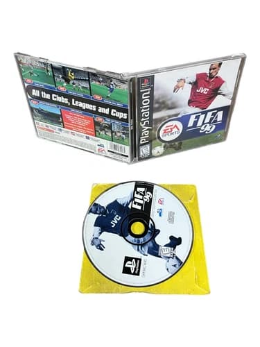 Sony PlayStation 1 PS1 CIB COMPLETE TESTED FIFA 99 1998