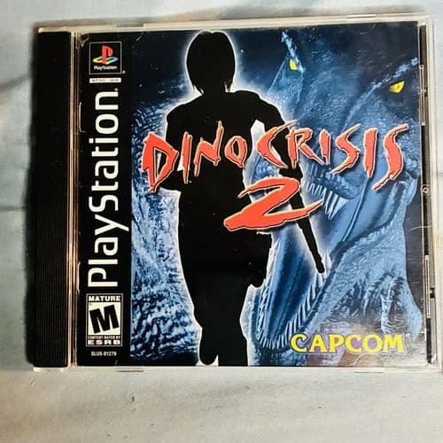 Dino Crisis 2 PS1 Sony PlayStation 1, 2000 Tested Complete Minus Reg Card