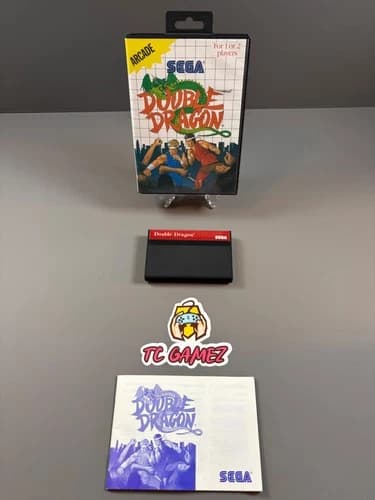 Double Dragon SEGA Master System Box Boxed CIB Complete