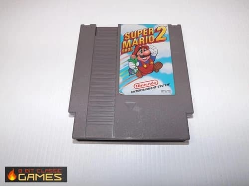 Super Mario Bros. 2 - Game Only - NINTENDO NES FAST SHIPPING! 62a