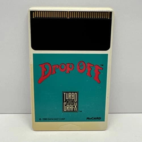 Drop Off Turbo Grafx-16 Game NEC Cartridge Only Tested
