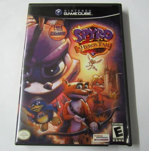 Spyro A Hero's Tail Nintendo GameCube Tested Works Complete In Box With Manual