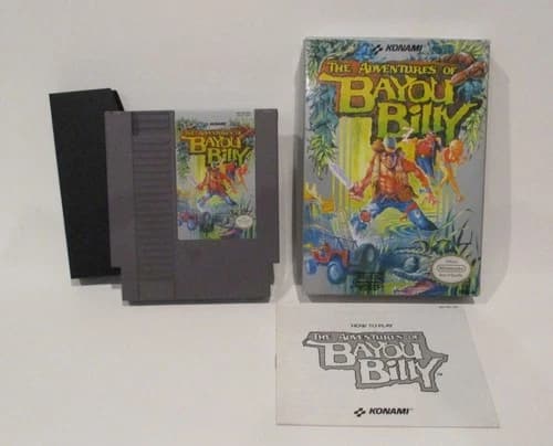 Adventures Of Bayou Billy Nintendo NES (1989) Complete In Box CIB Konami