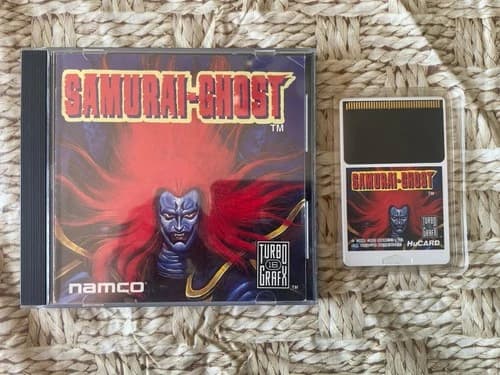 Samurai Ghost Turbografx 16 Complete In Original Box Authetic Tested 1992
