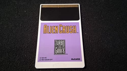 Alien Crush (TurboGrafx-16, 1989) loose HuCard only, tested working