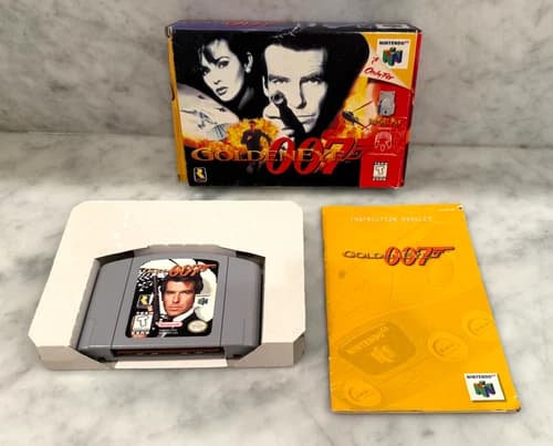 GoldenEye 007 Complete in Box w/Manual Nintendo 64 N64