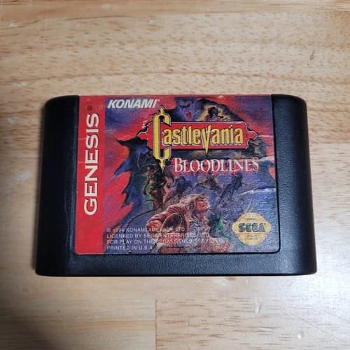 Castlevania: Bloodlines Sega Genesis, 1994 - Tested