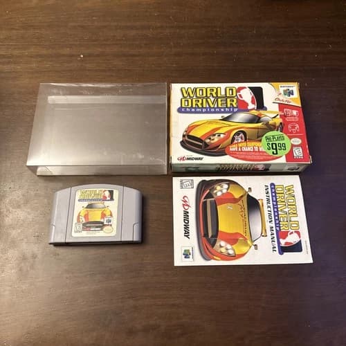 World Driver Championship (Nintendo 64 N64) Complete - Tested - Authentic