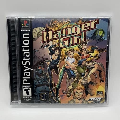 Danger Girl Sony PlayStation PS1 Complete CIB Tested