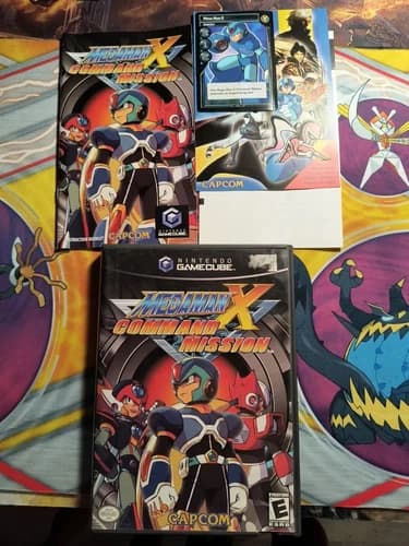 Mega Man X Command Mission Nintendo Gamecube COMPLETE with Mega Man card