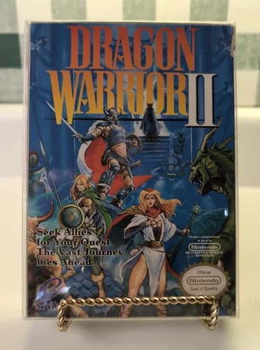 Dragon Warrior II 2 (Nintendo Entertainment) NES With Original Box/Manual