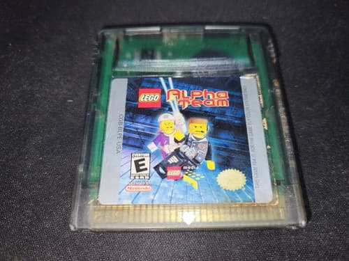 LEGO Alpha Team Nintendo Game Boy Color EXMT condition cartridge authentic