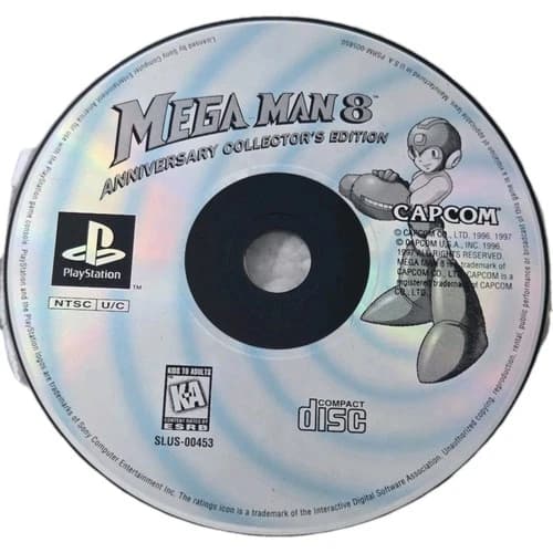 Mega Man 8 Anniversary Collector’s Edition PS1 • Loose • Rare • Authentic