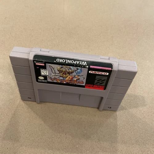 WeaponLord (Super Nintendo Entertainment System, 1995) SNES Authentic