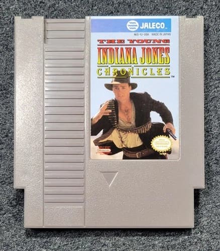 The Young Indiana Jones Chronicles for the Nintendo NES (GUARANTEED TO WORK)