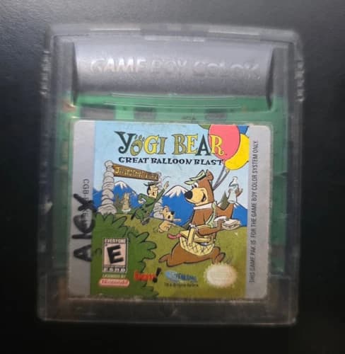 Yogi Bear: Great Balloon Blast (Nintendo Game Boy Color) Game Tested