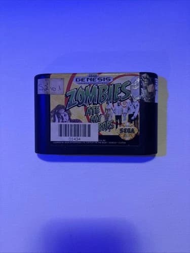 Zombies Ate My Neighbors Sega Genesis Game Cartridge Only Authentic