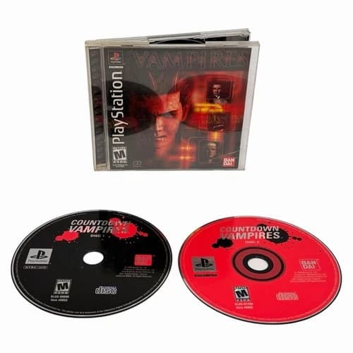 Countdown Vampires (Sony PlayStation 1, 2000) PS1 Complete w/ Manual Tested