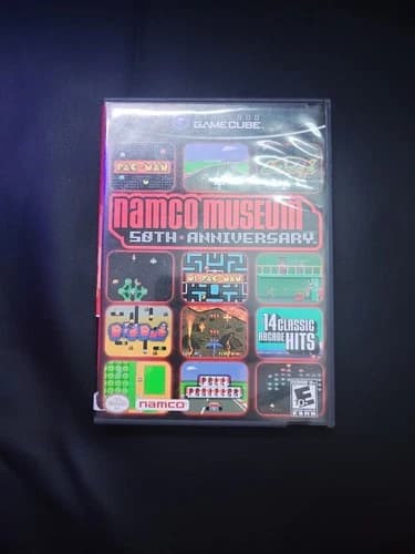 Namco Museum 50th Anniversary (Nintendo GameCube, 2005) CIB Complete Working