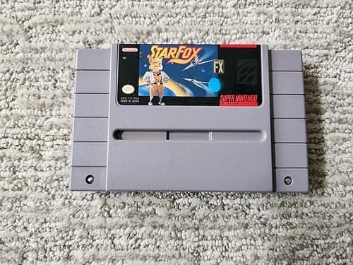 Star Fox (Super Nintendo,) tested authentic cartridge SNES StarFox Ships TODAY!