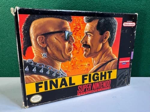 Final Fight (Super Nintendo SNES, 1991) Complete CIB Authentic Minty Cart